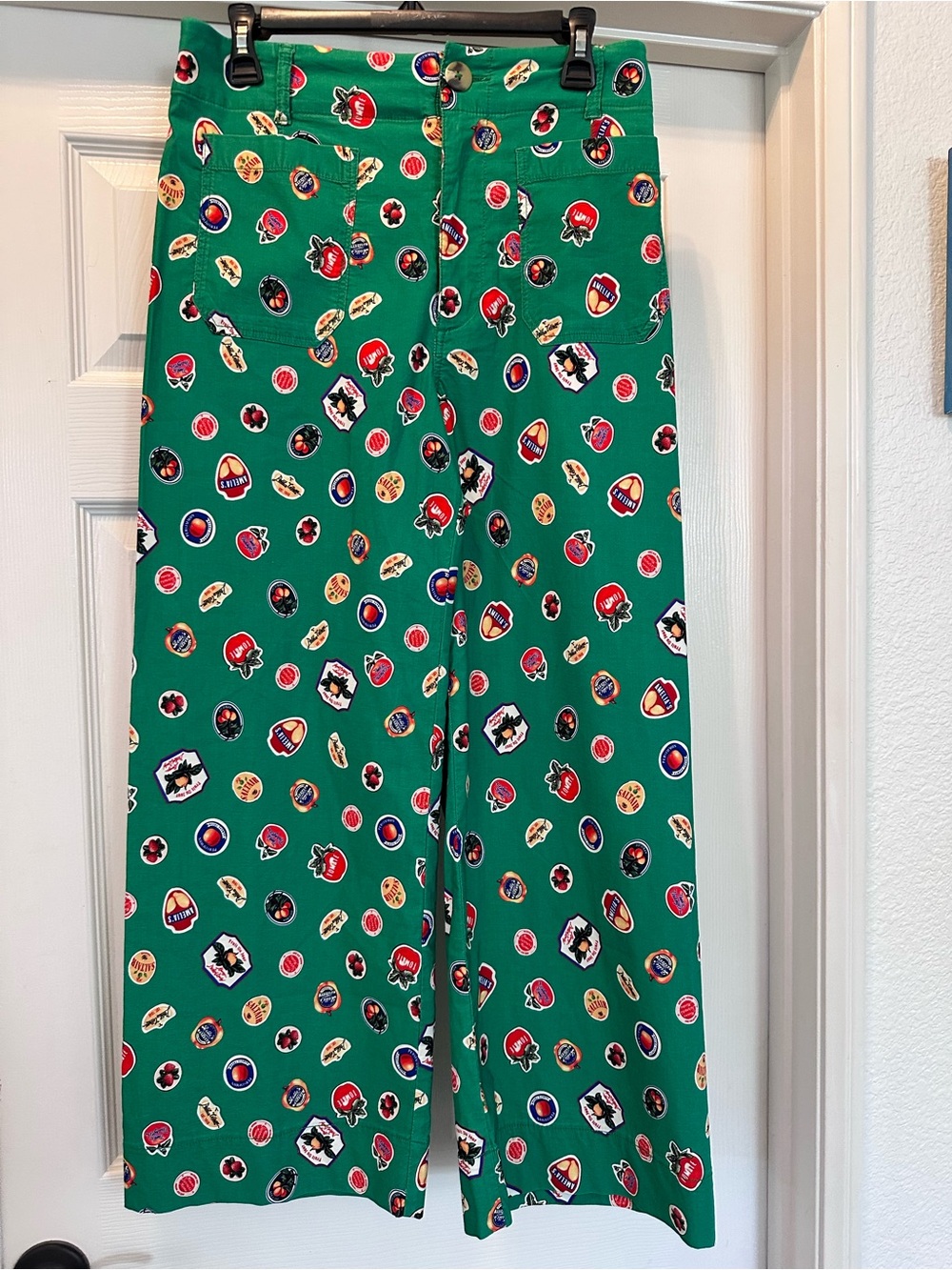 NWT The Colette Cropped Wide-Leg Trousers - Picture 3 of 7